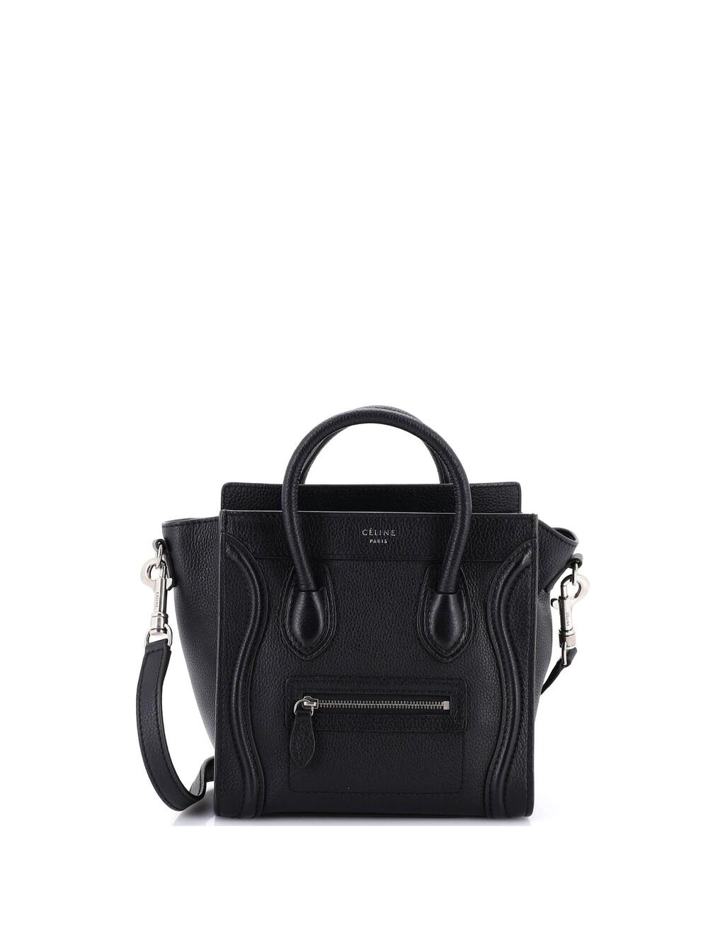 Celine Luggage Bag Grainy Leather Nano #253744C16B
